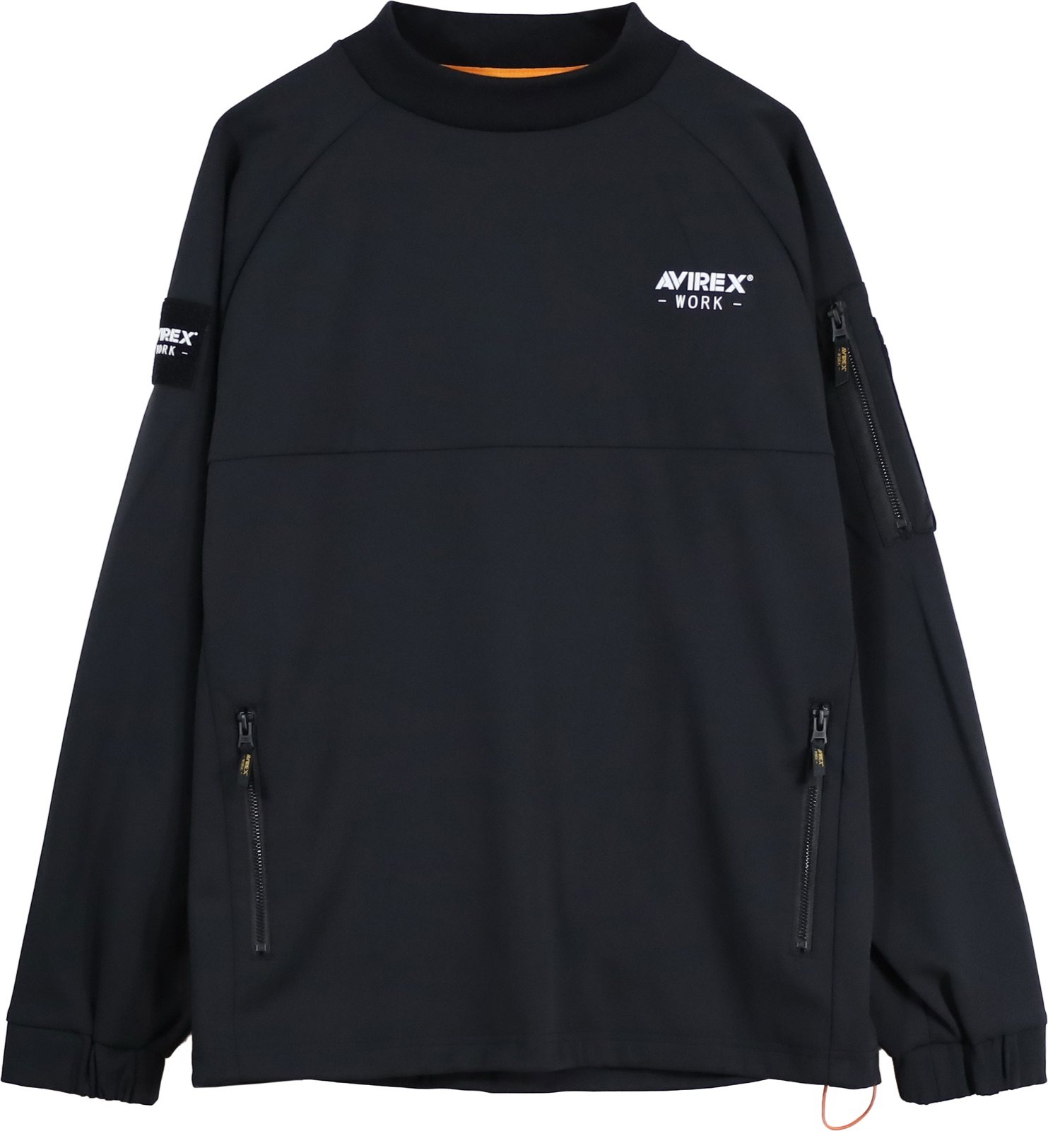 AV819 モックネックプルオーバー
