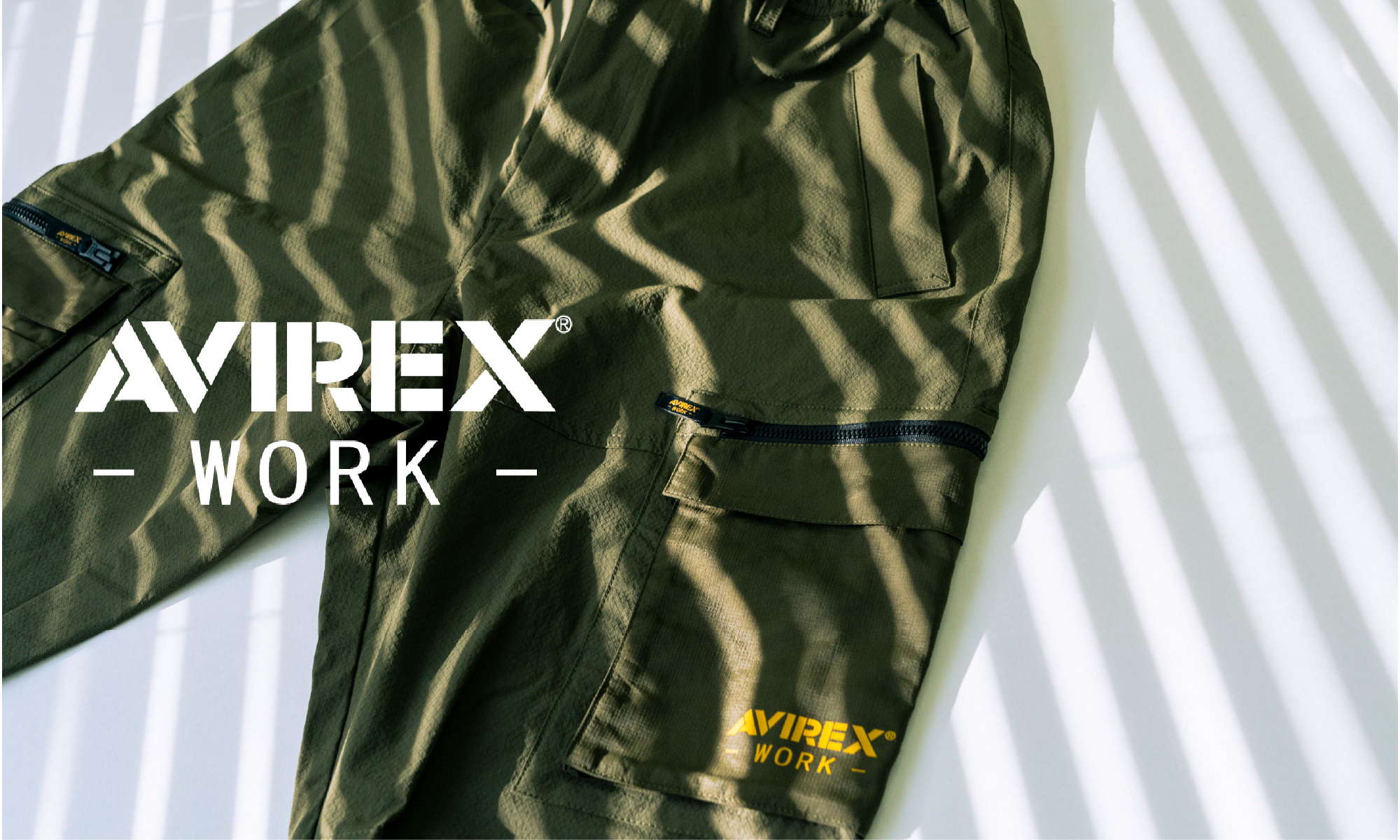 AVIREX WORK ブランドビジュアル バナー4